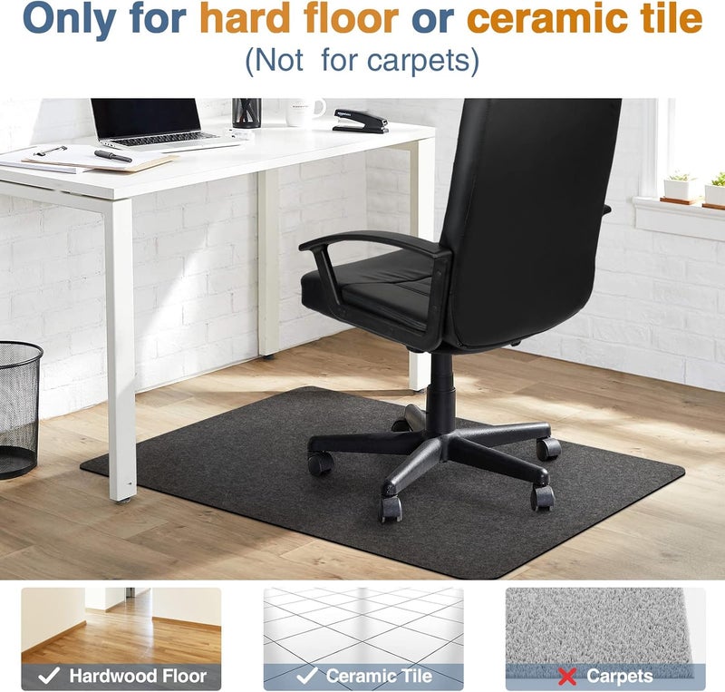 Placoot Office Chair Mat for Hardwood Floor, 55"x35" Computer Chair Rug, Under Desk Mat, Large Anti-Slip Floor Protector for Home Office - Image 4